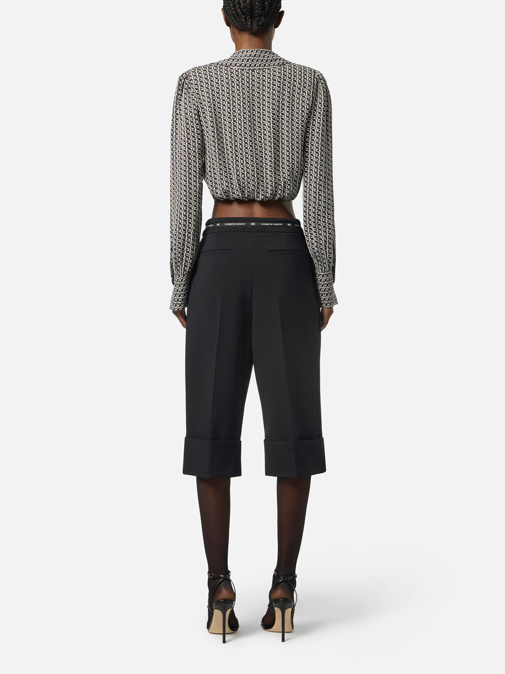 Bermuda Elisabetta Franchi da Donna - Nero