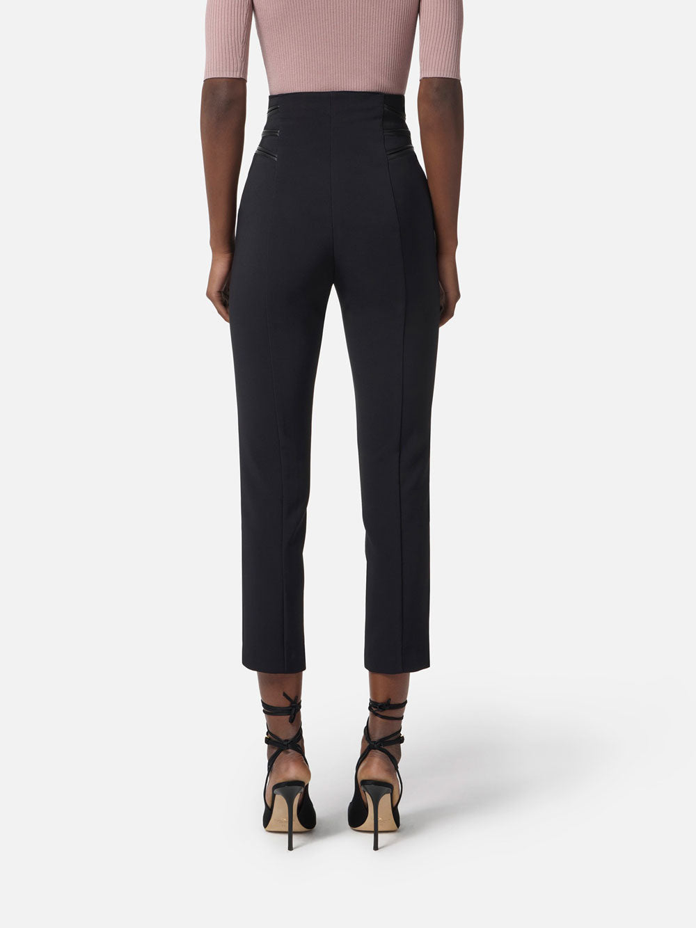 Pantalone Capri Elisabetta Franchi da Donna - Nero
