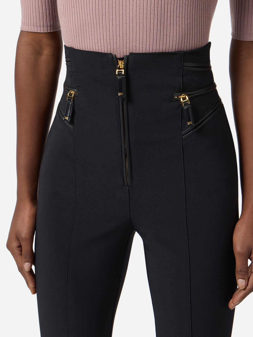 Pantalone Capri Elisabetta Franchi da Donna - Nero