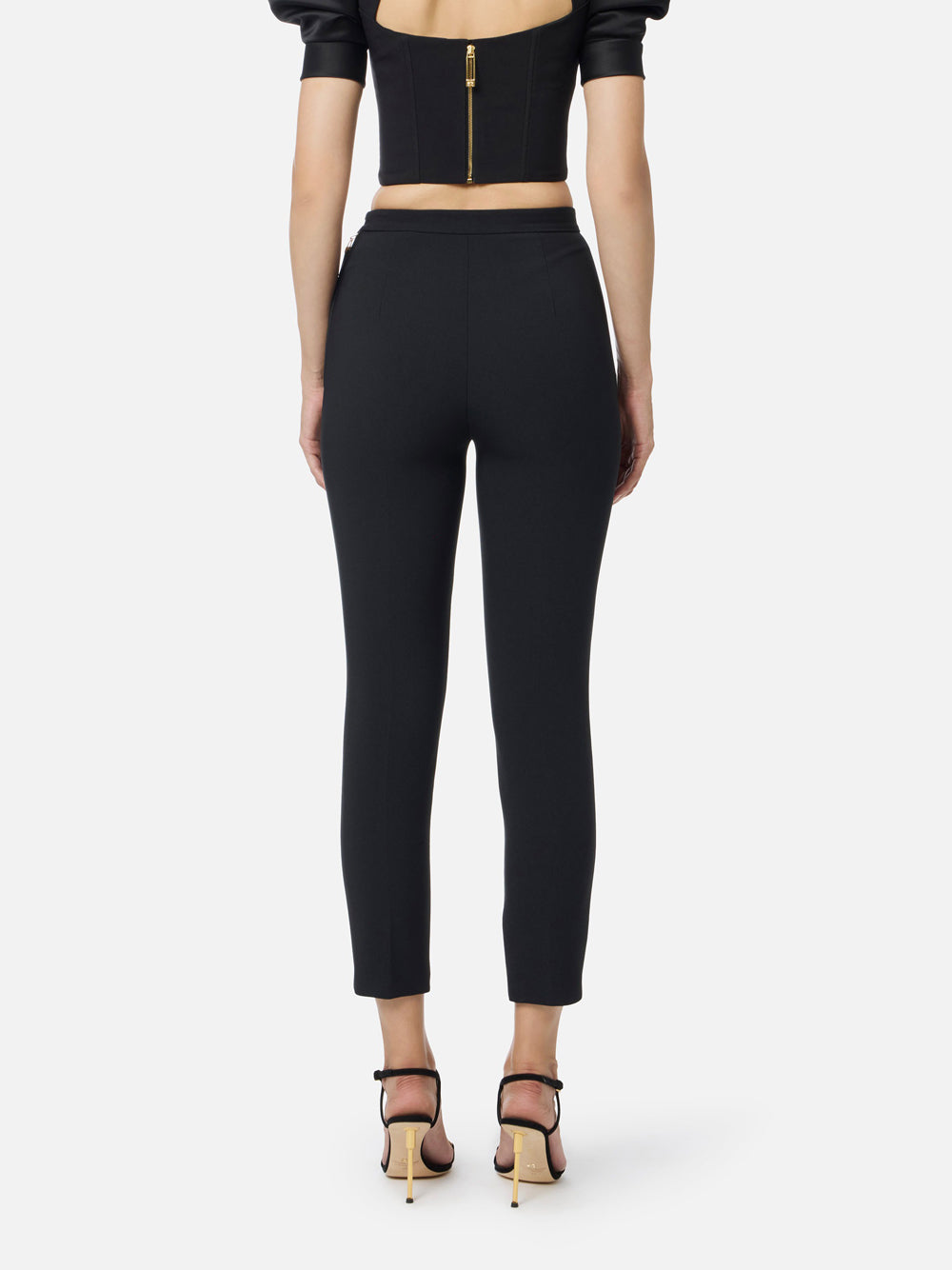 Pantalone Capri Elisabetta Franchi da Donna - Nero