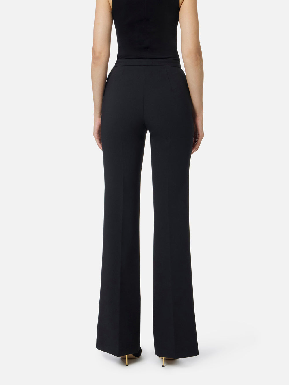 Pantalone Palazzo Elisabetta Franchi da Donna - Nero
