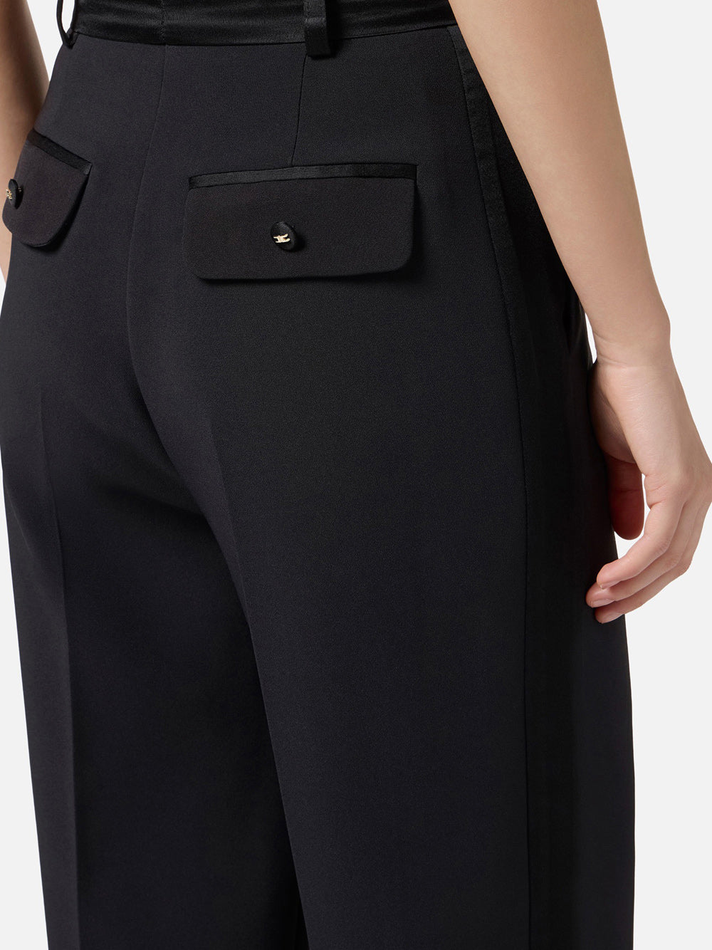 Pantalone Palazzo Elisabetta Franchi da Donna - Nero