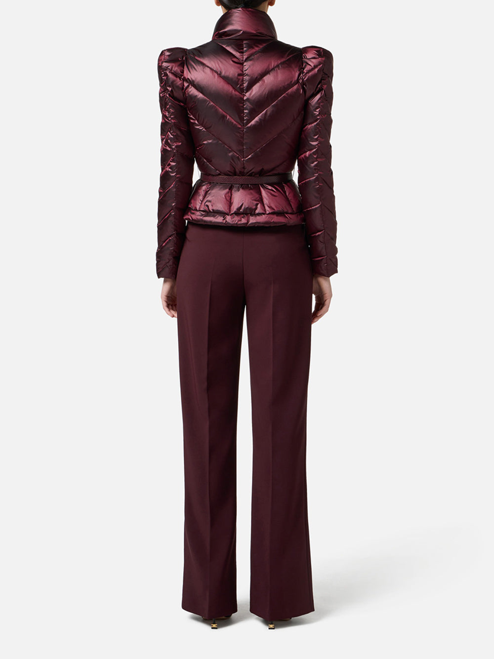 Piumino Elisabetta Franchi da Donna - Merlot Bordeaux