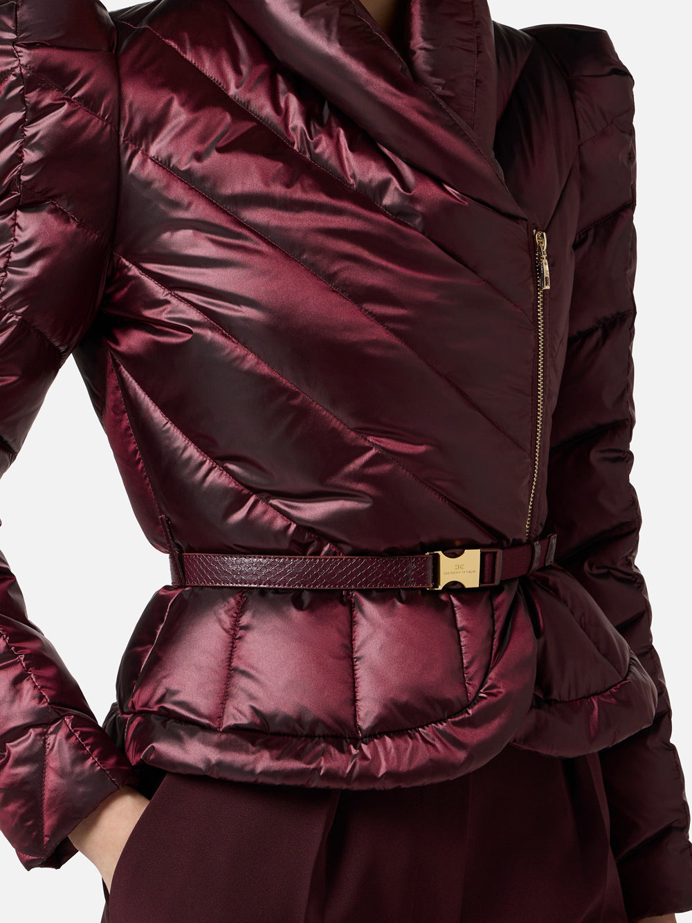 Piumino Elisabetta Franchi da Donna - Merlot Bordeaux