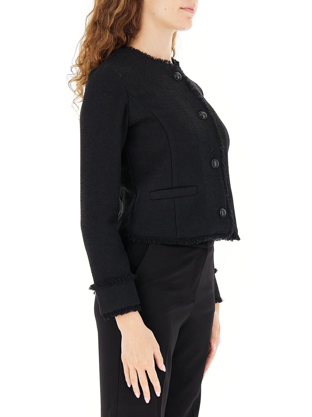 Giacca Emme Marella Scacco da Donna - Nero
