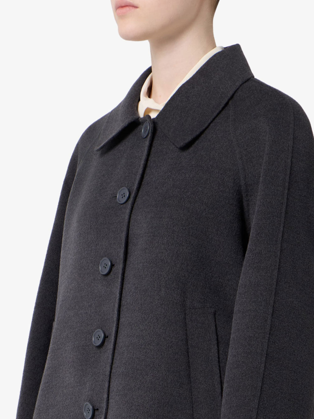 Cappotto Emme Marella Clip Clip da Donna - Grigio