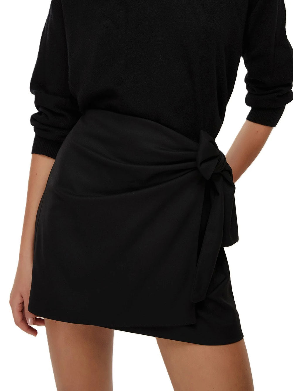 Gonna Mini Emme Marella Nevada da Donna - Nero