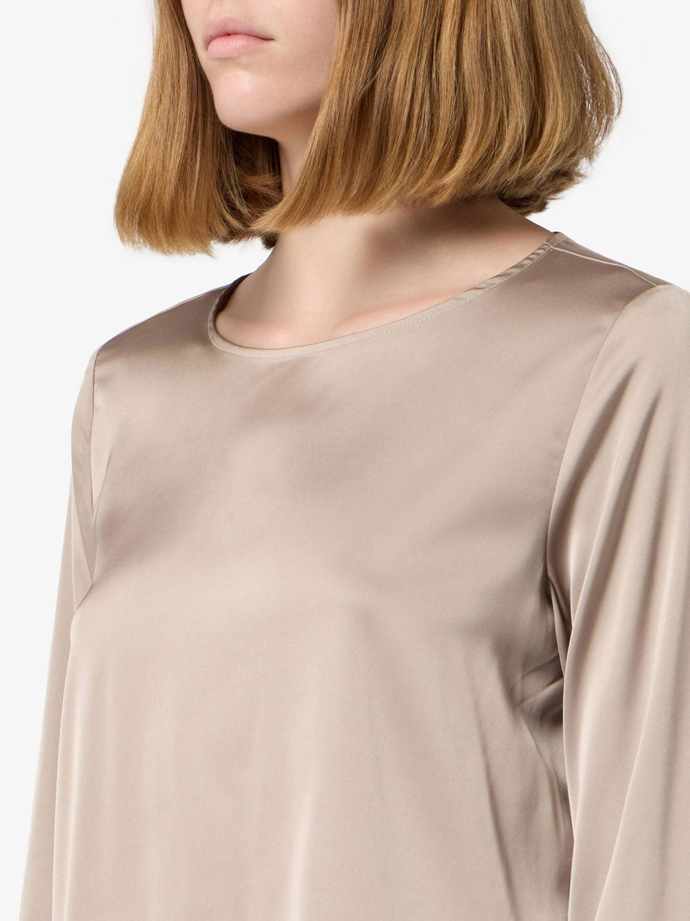 Blusa Emme Marella Madera da Donna - Beige