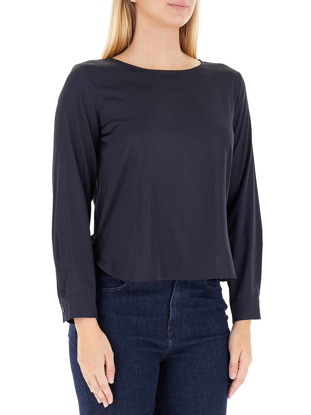 Blusa Emme Marella Madera da Donna - Blu