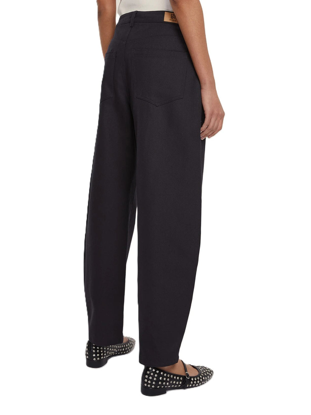 Pantalone Carrot Emme Marella Ala da Donna - Nero