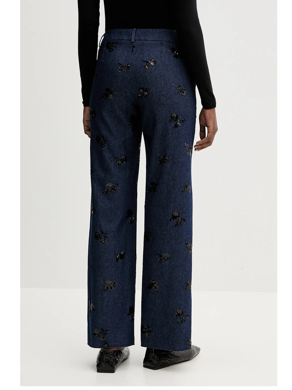 Jeans Straight Emme Marella Nage da Donna - Denim