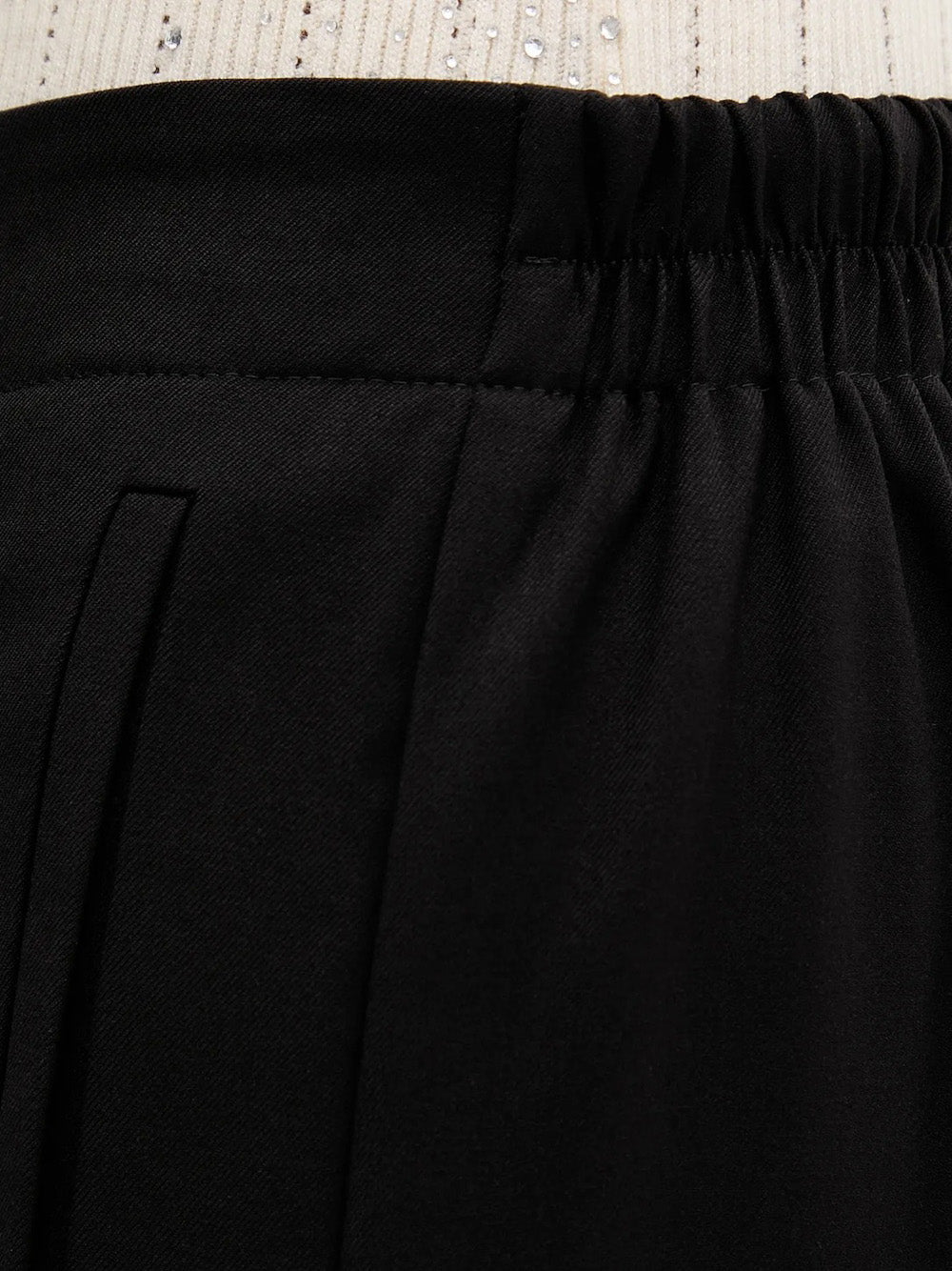 Pantalone Straight Emme Marella Sarago da Donna - Nero