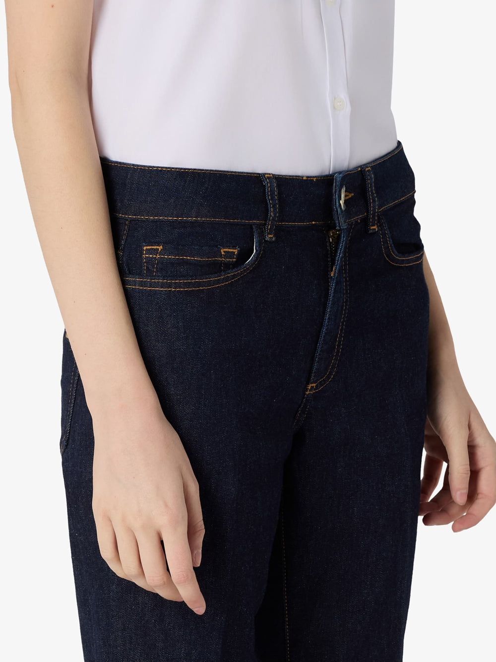 Jeans Tapered Emme Marella Ibisco da Donna - Denim