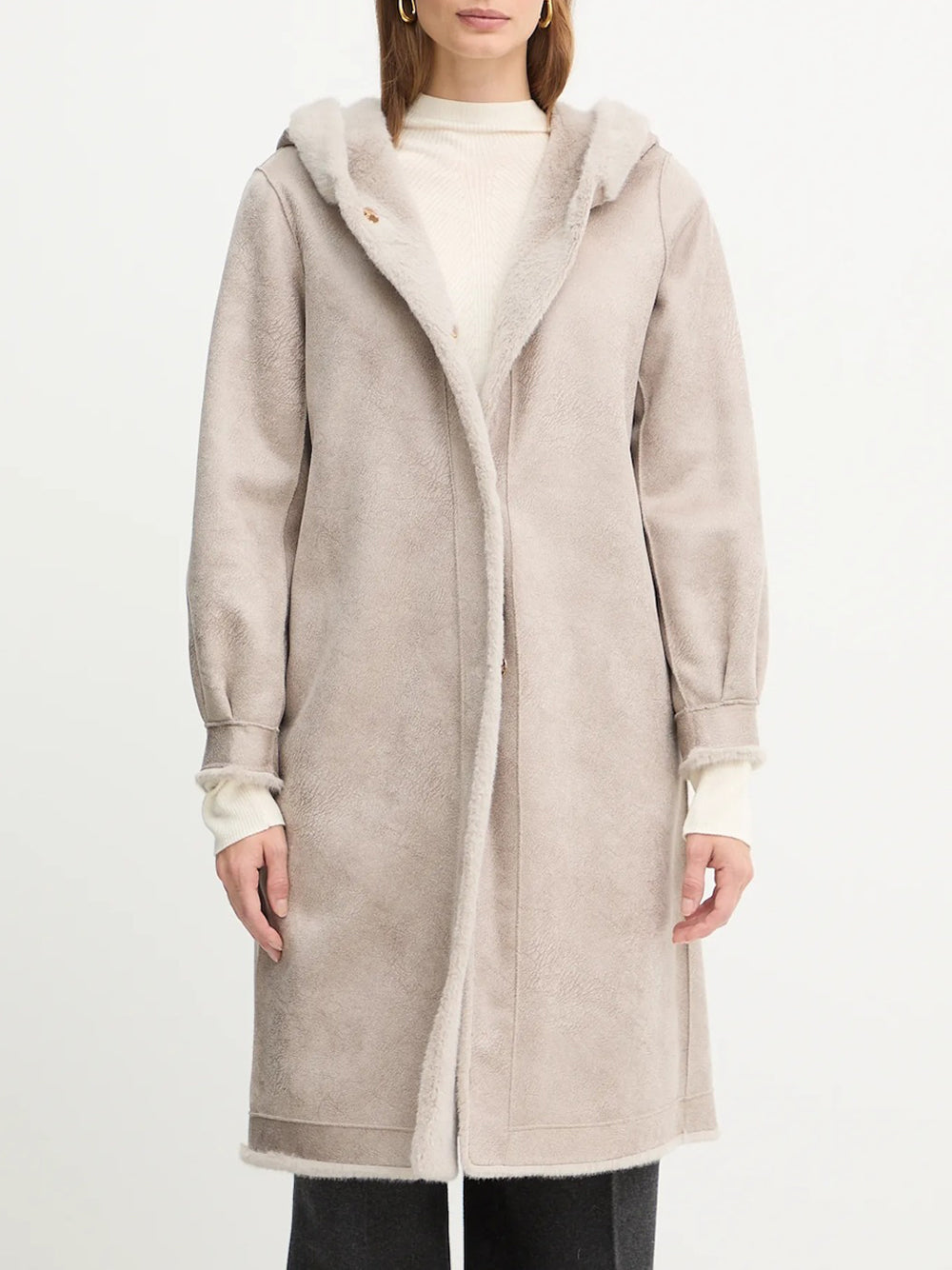 Cappotto Emme Marella Calotta da Donna - Grigio