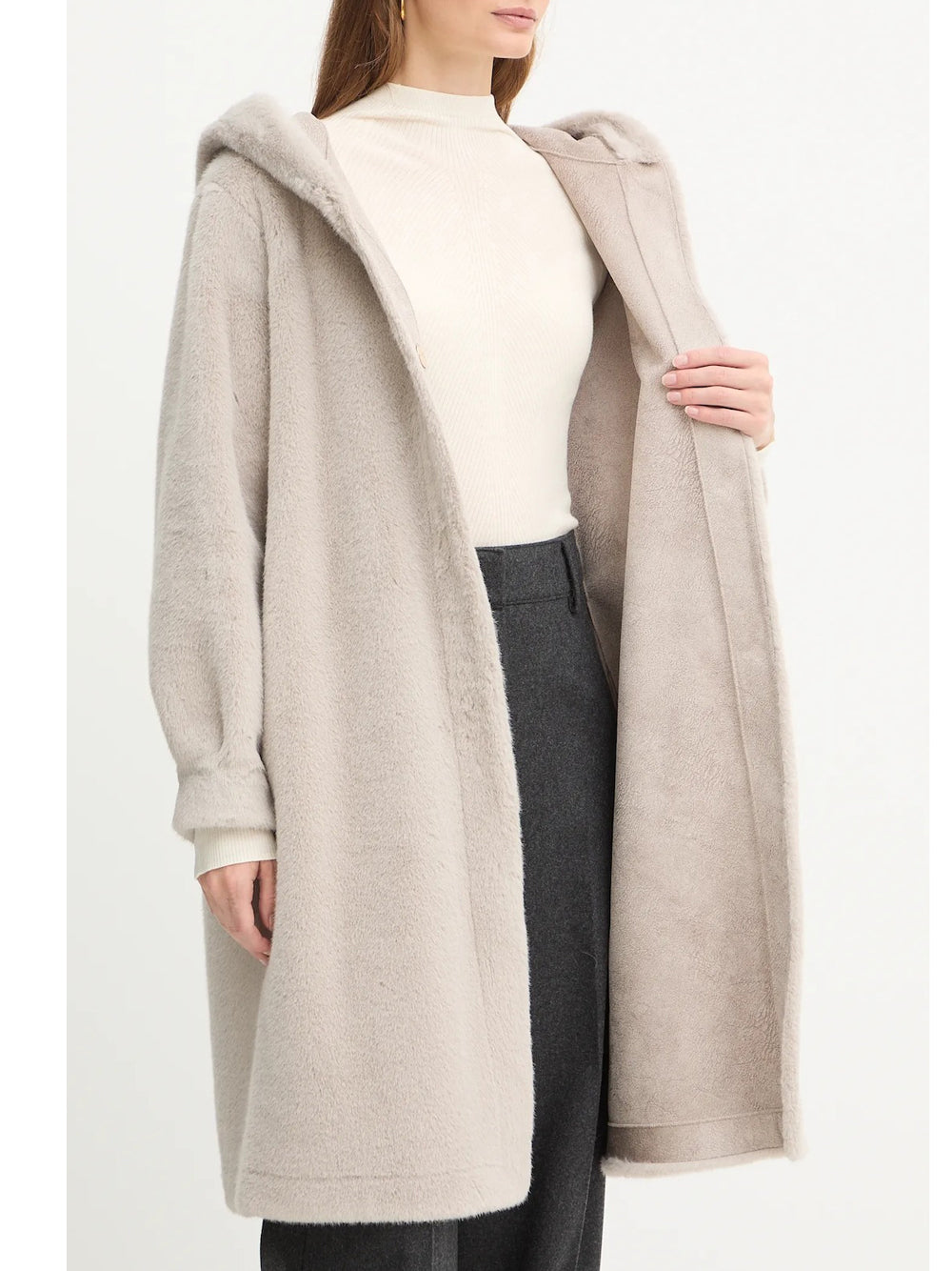 Cappotto Emme Marella Calotta da Donna - Grigio