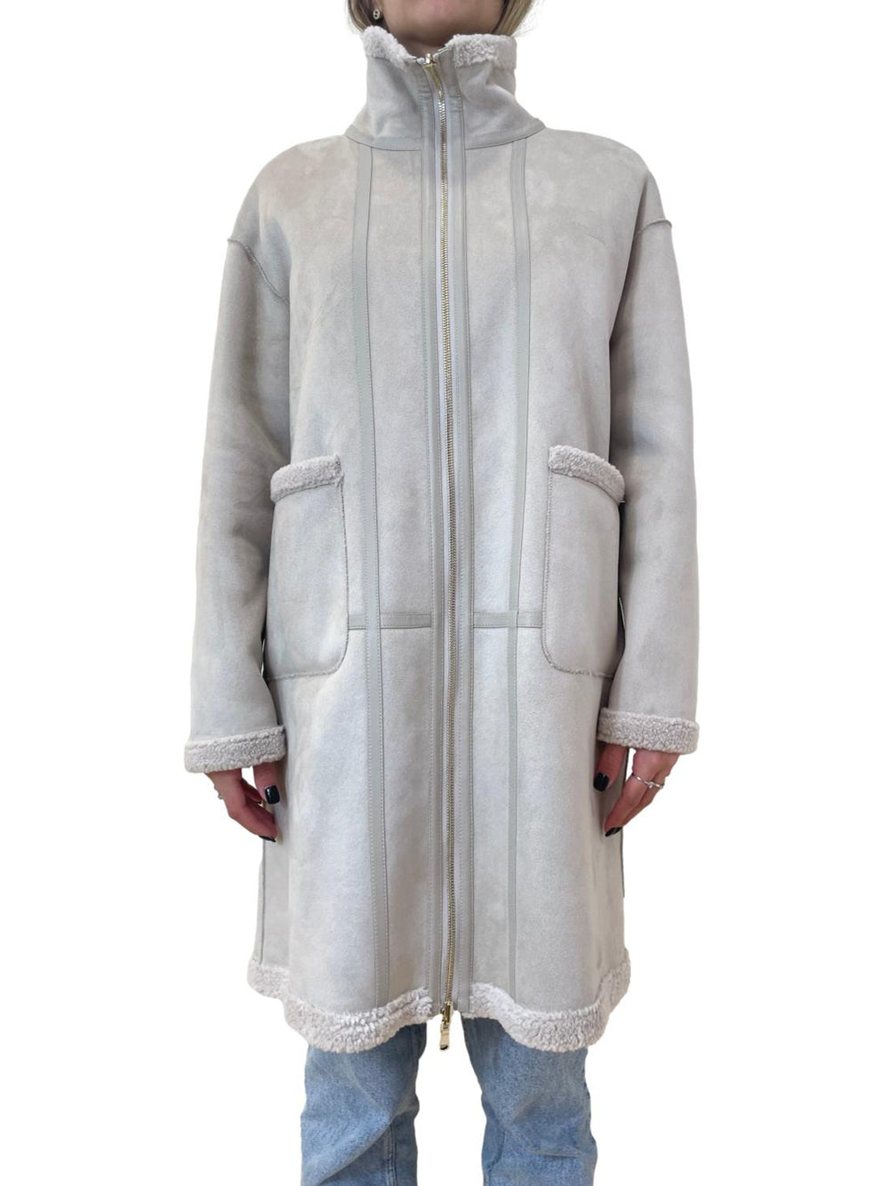 Cappotto Emme Marella Pilade da Donna - Avorio