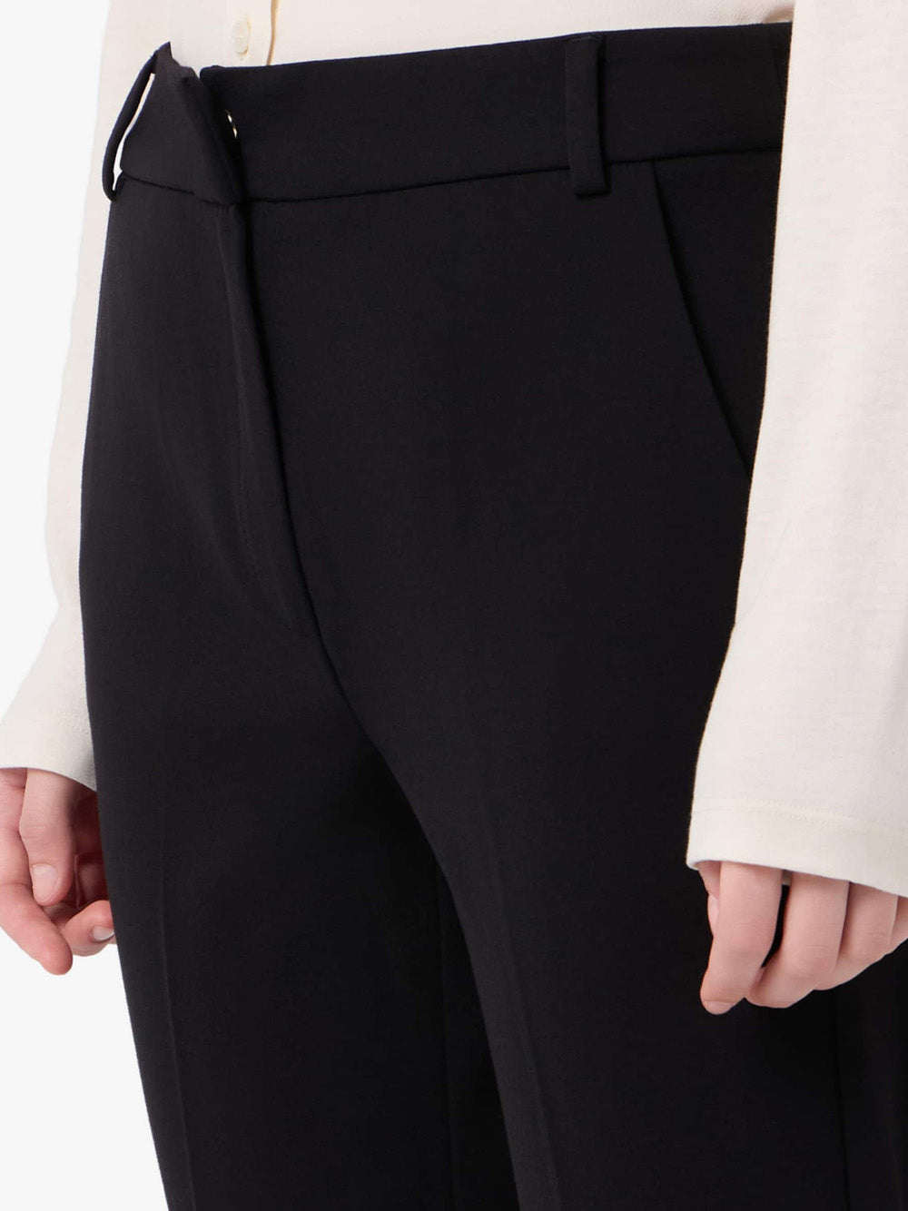 Pantalone Zampa Emme Marella Flare da Donna - Nero