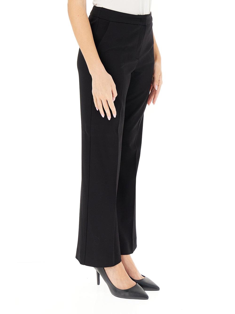 Pantalone Straight Emme Marella Palace da Donna - Nero
