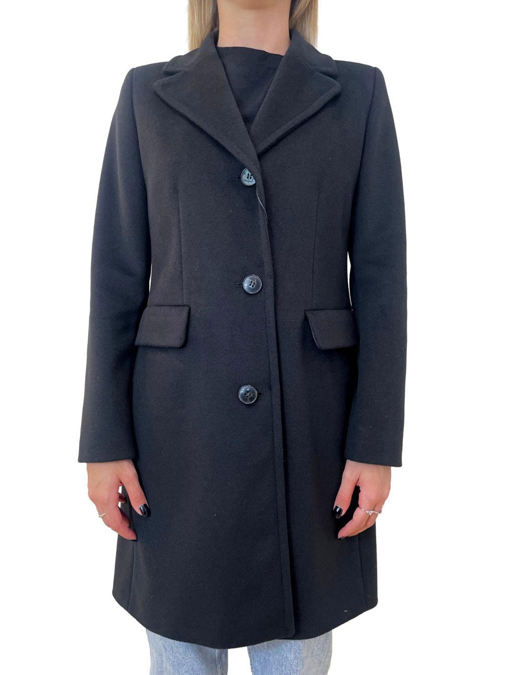 Cappotto Emme Marella Acerbi da Donna - Nero