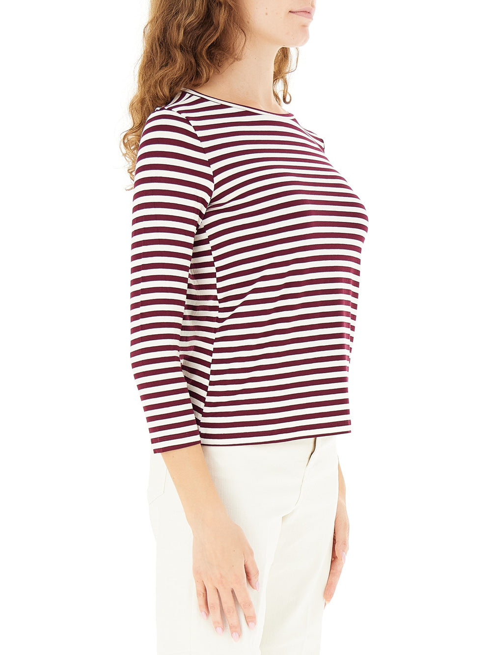 T-shirt Emme Marella Polpo da Donna - Bordeaux