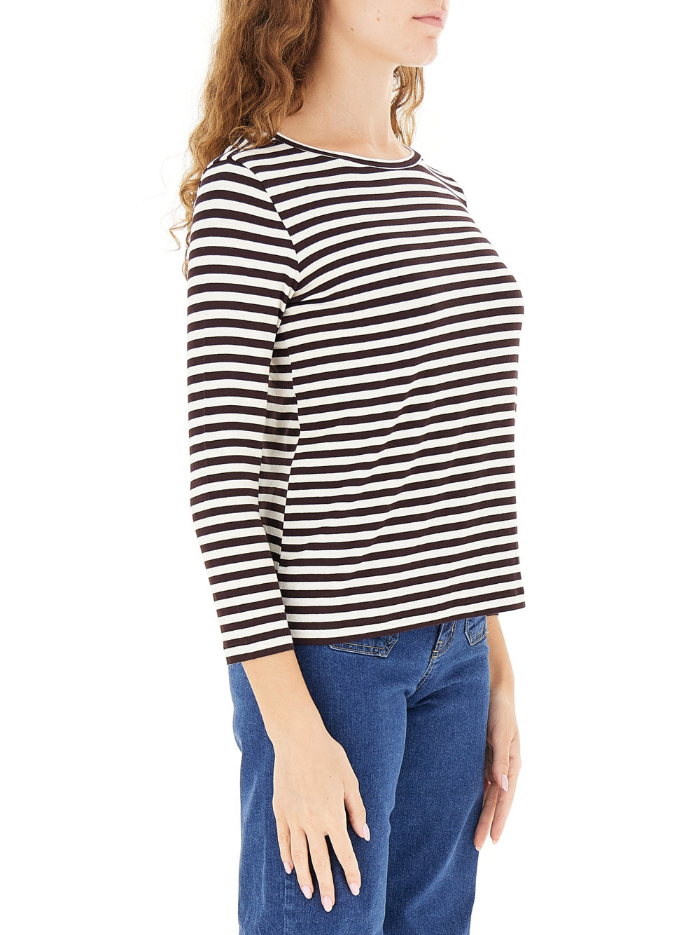 T-shirt Emme Marella Polpo da Donna - Marrone