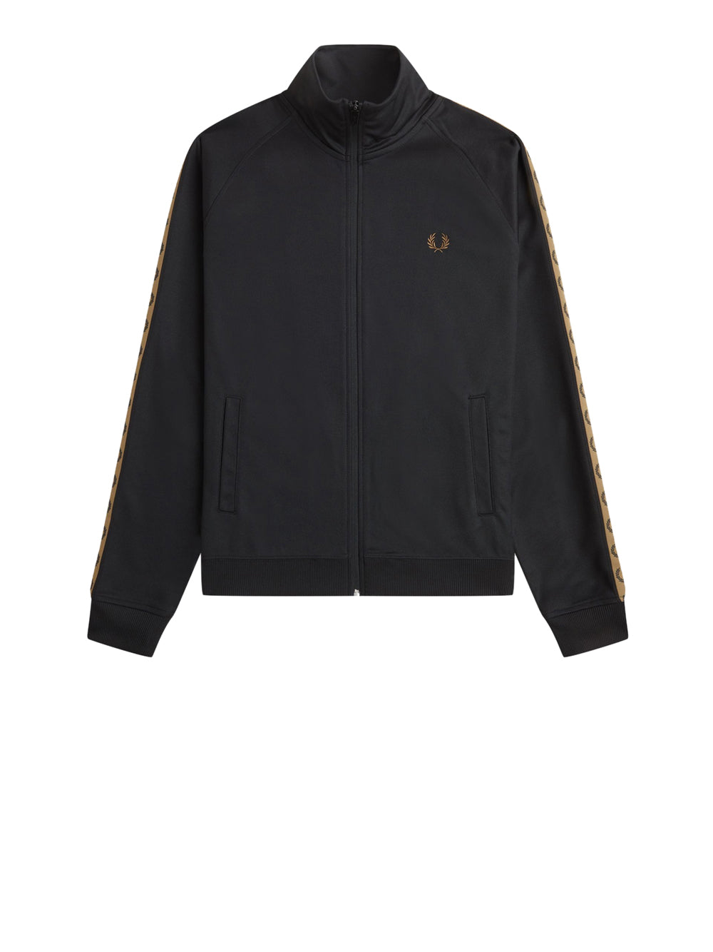 Felpa Zip Fred Perry da Uomo - Nero