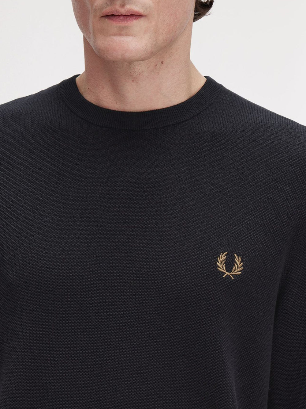 Pullover Fred Perry da Uomo - Nero