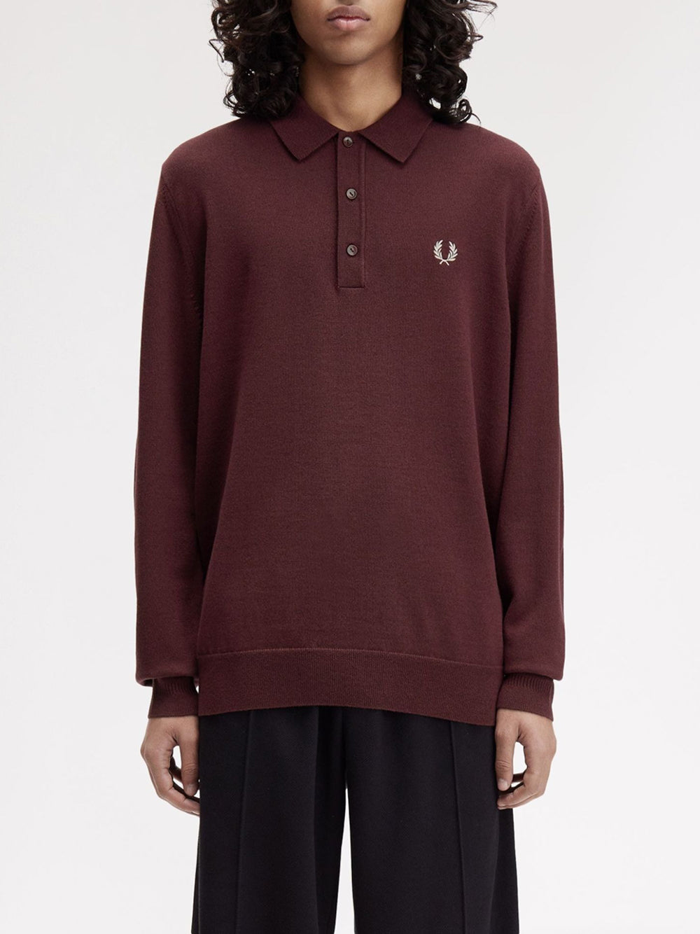 Polo Fred Perry da Uomo - Bordeaux