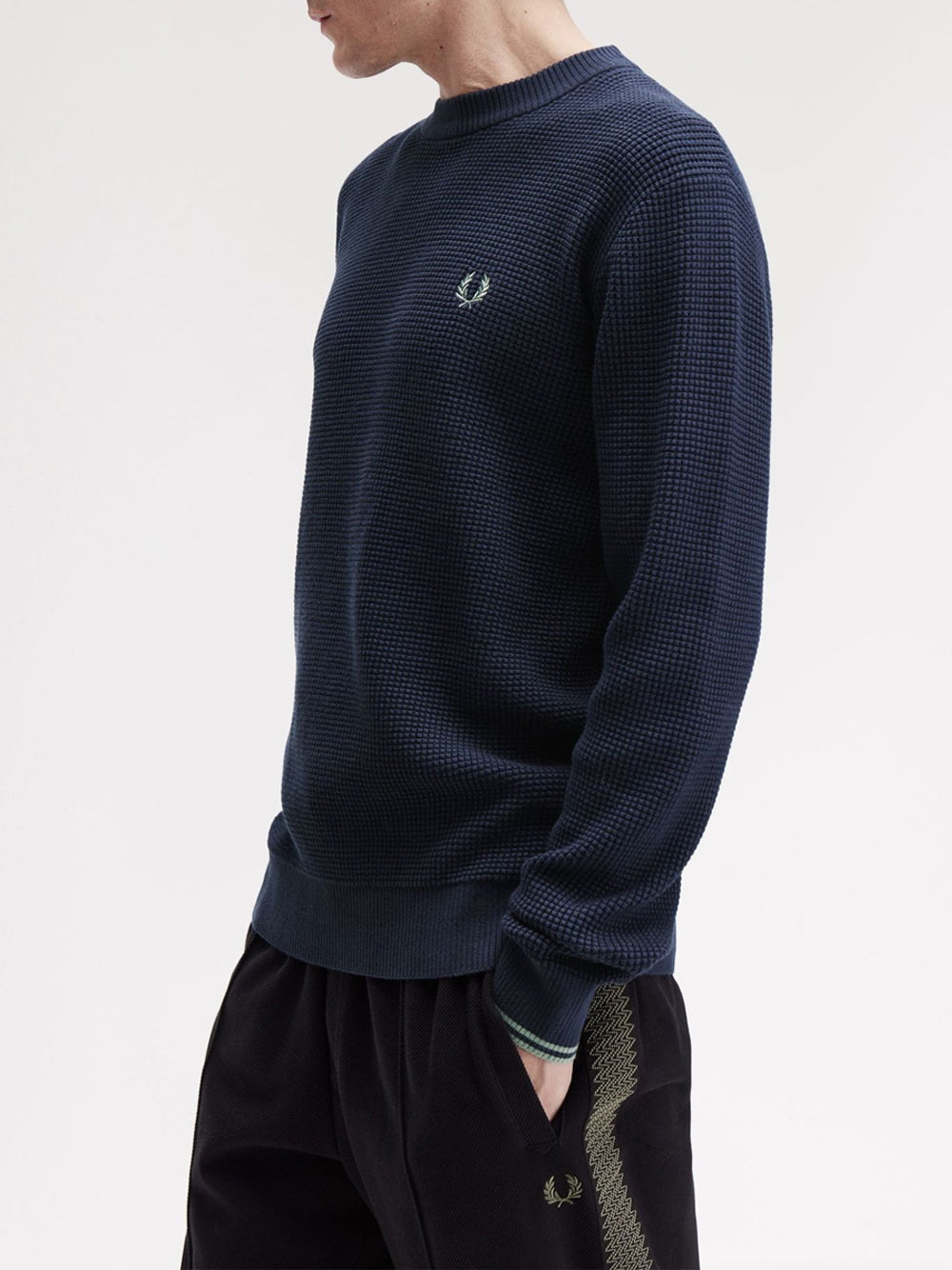 Pullover Fred Perry da Uomo - Blu