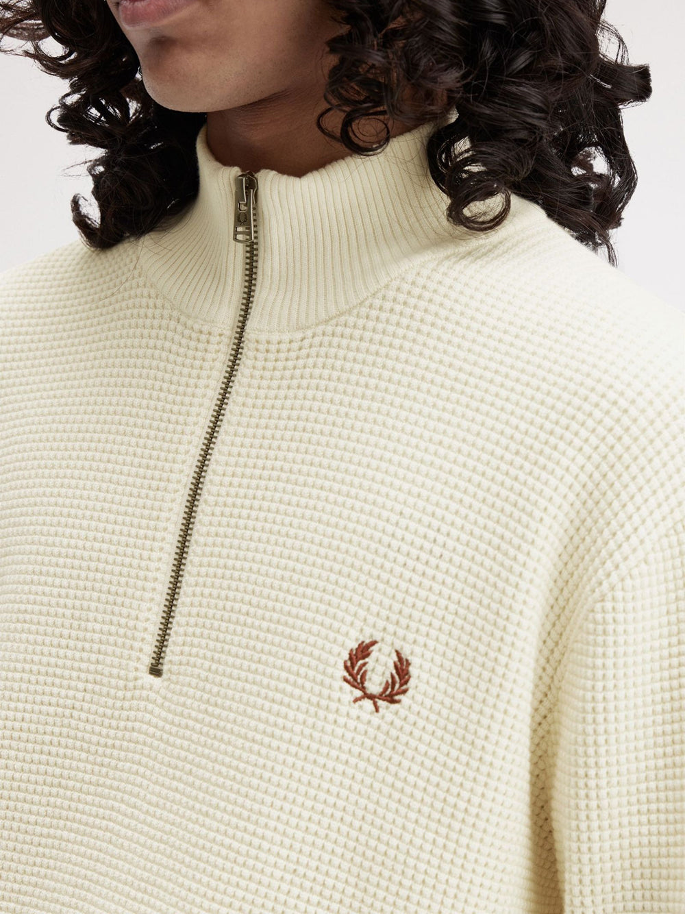Pullover Fred Perry da Uomo - Avorio