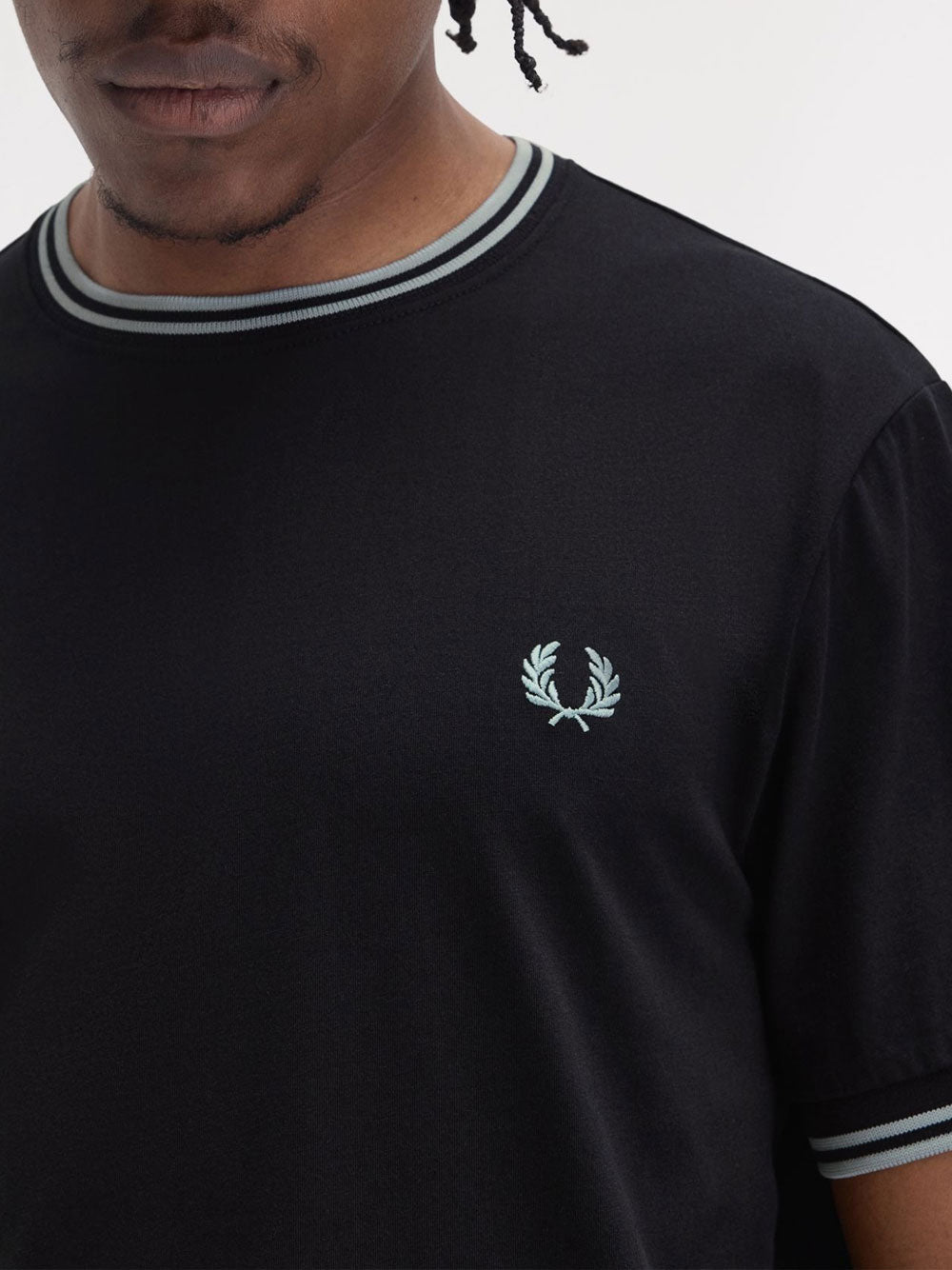 T-shirt Fred Perry da Uomo - Nero