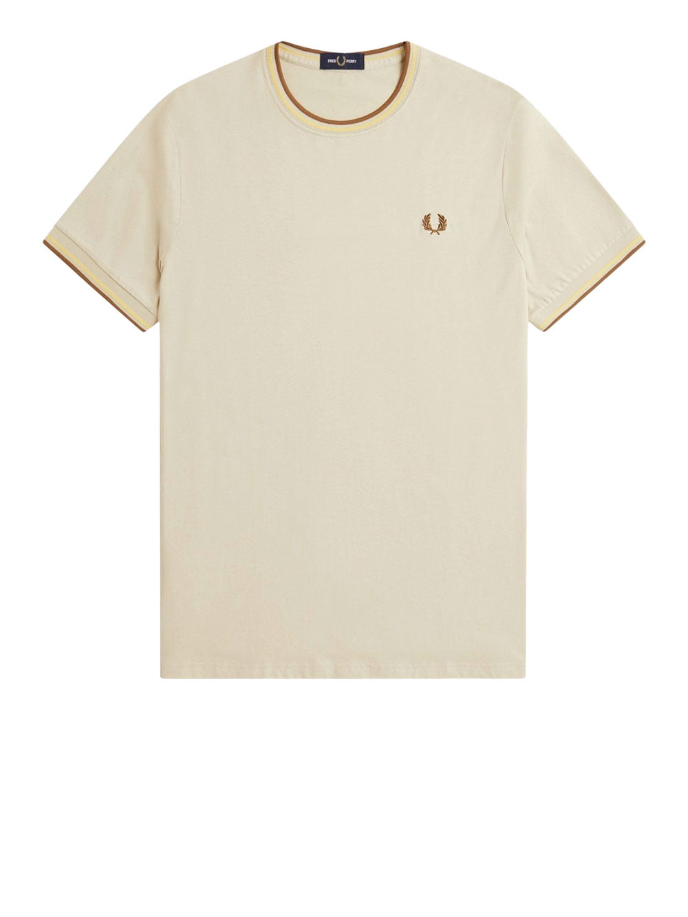 T-shirt Fred Perry da Uomo - Beige