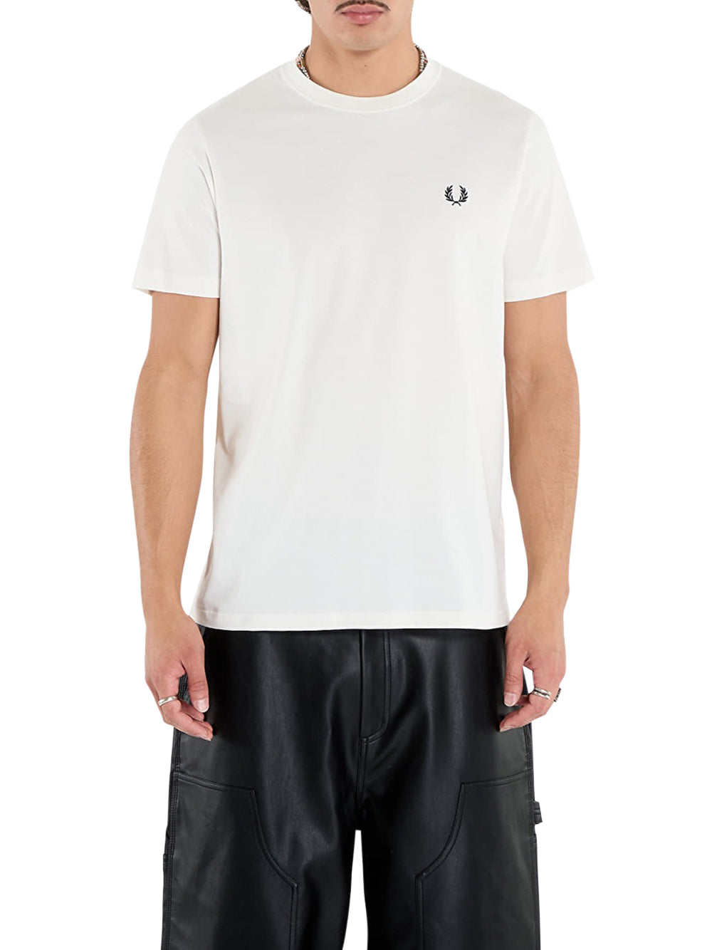 T-shirt Fred Perry da Uomo - Bianco