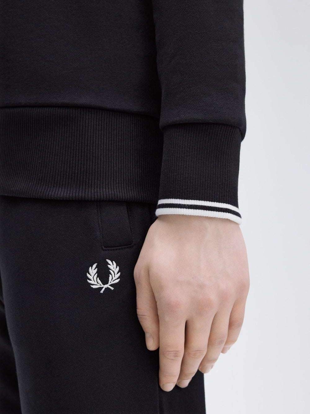 Felpa Fred Perry da Uomo - Nero