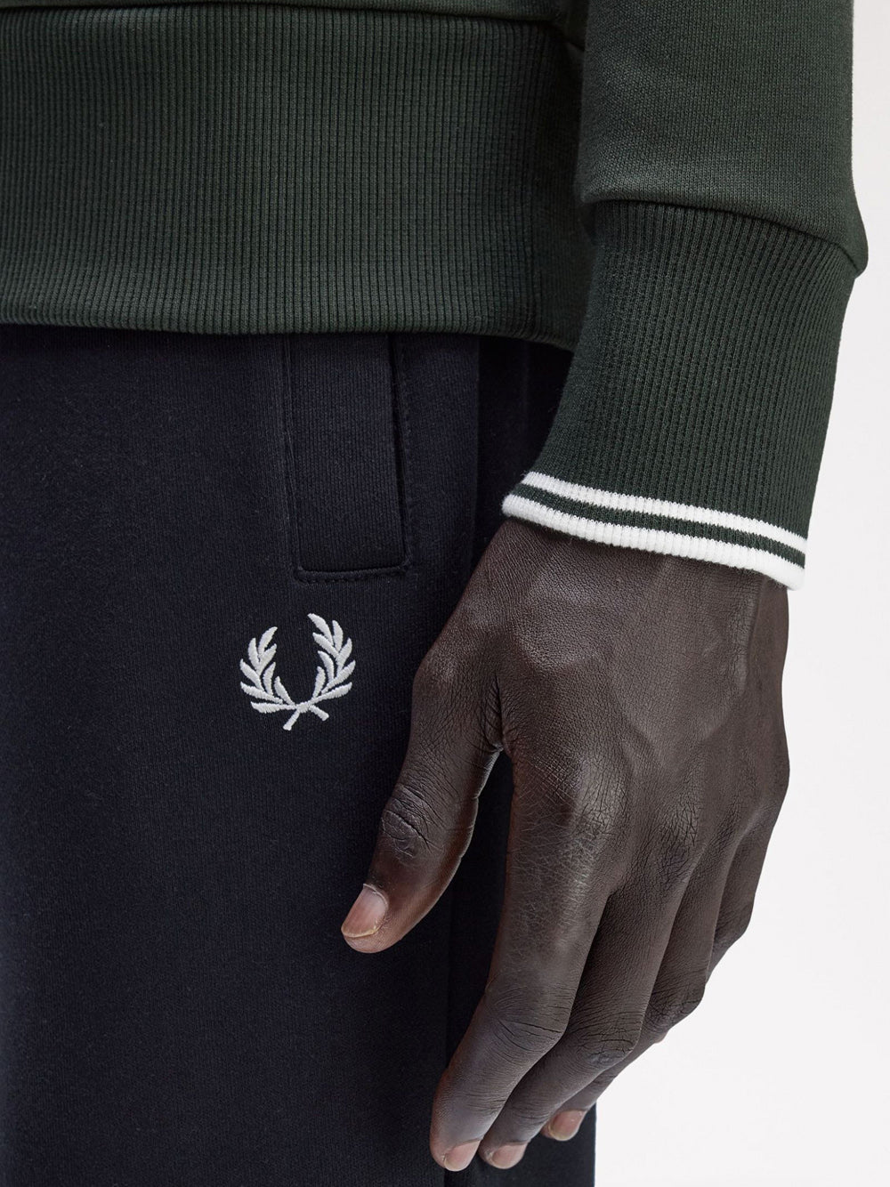 Felpa Fred Perry da Uomo - Verde