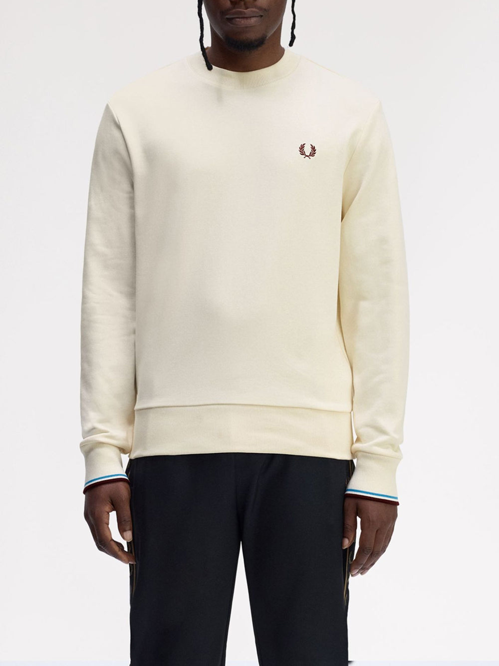 Felpa Fred Perry da Uomo - Avorio