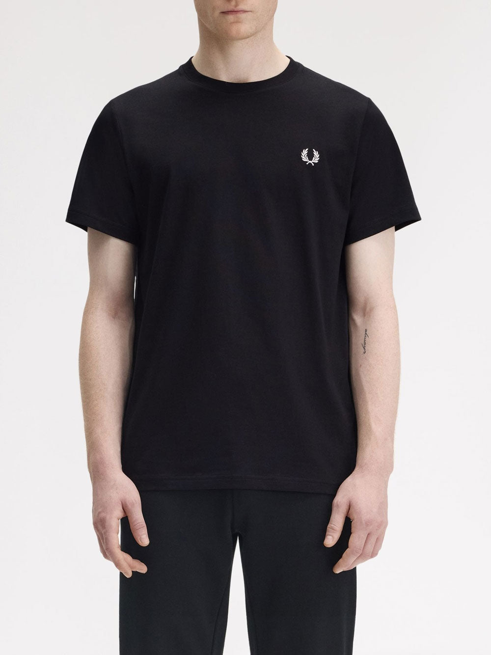 T-shirt Fred Perry da Uomo - Nero