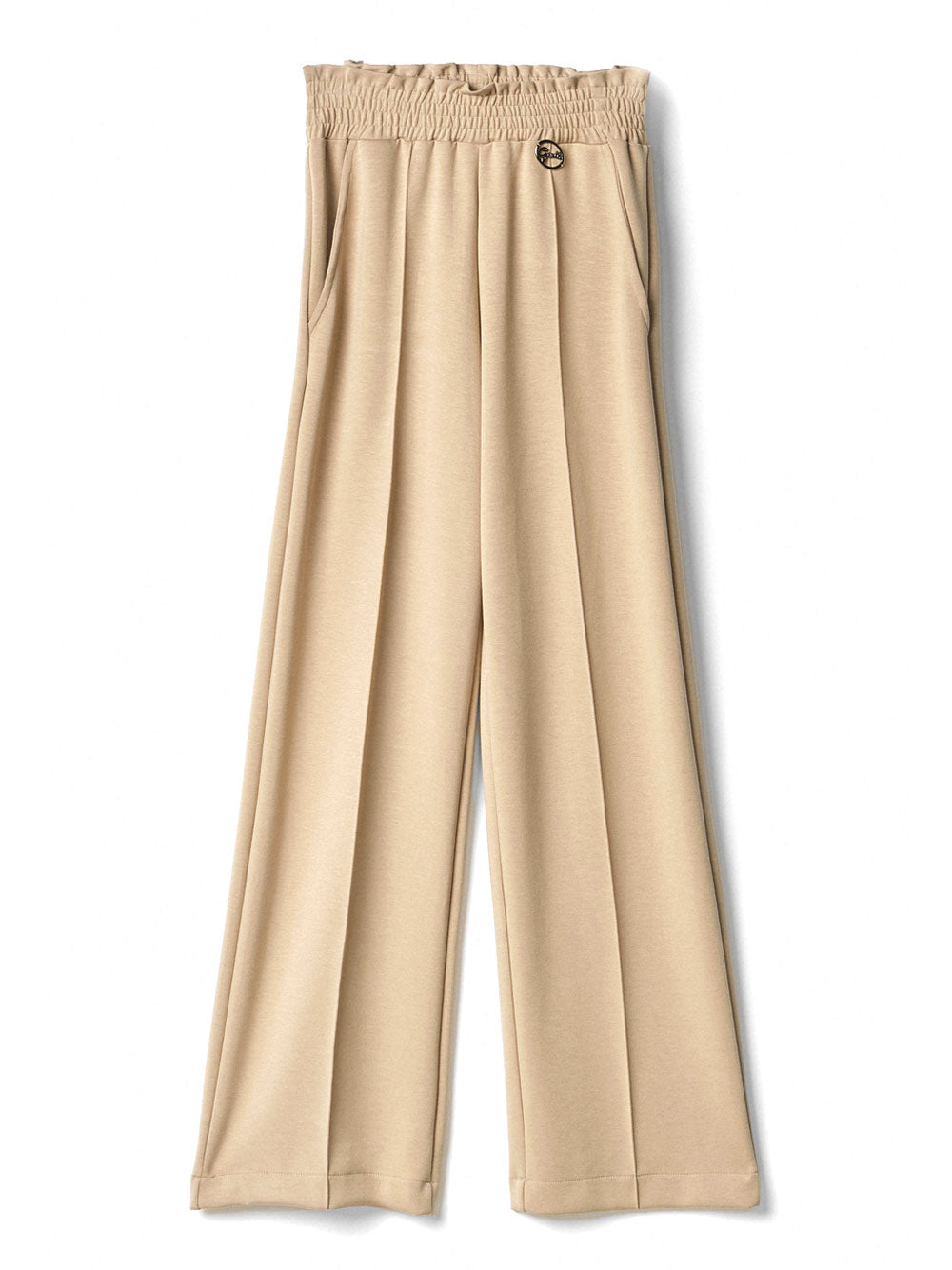 Gaëlle Paris Pantalone Straight Gaelle da Donna - Beige