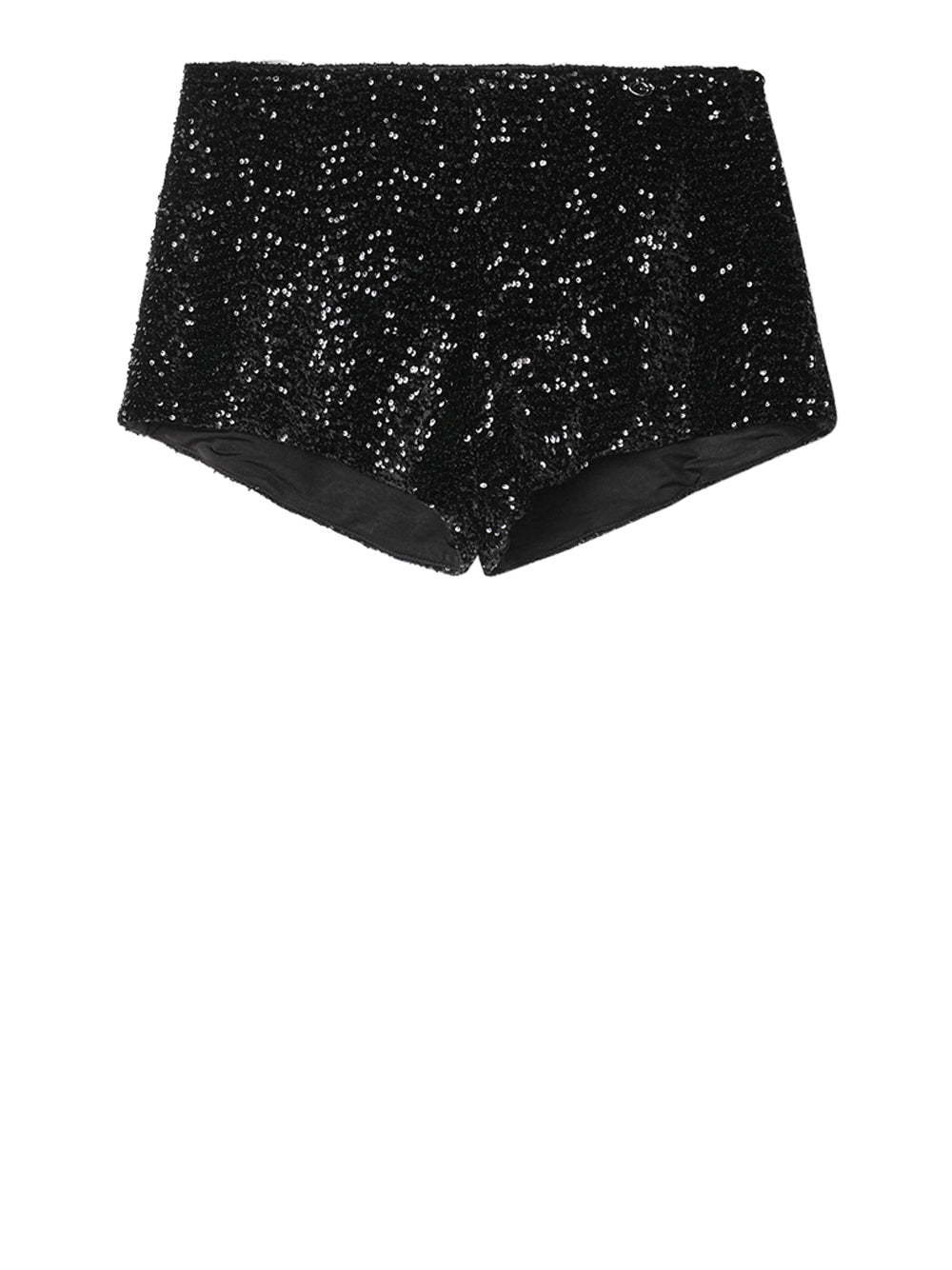 Gaëlle Paris Shorts Gaelle Paillettes da Donna - Nero