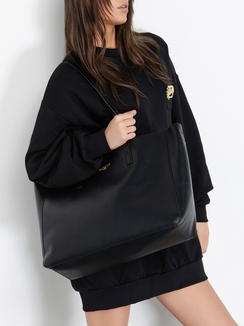 Gaëlle Paris Borsa Shopper Gaelle Maxi da Donna - Nero