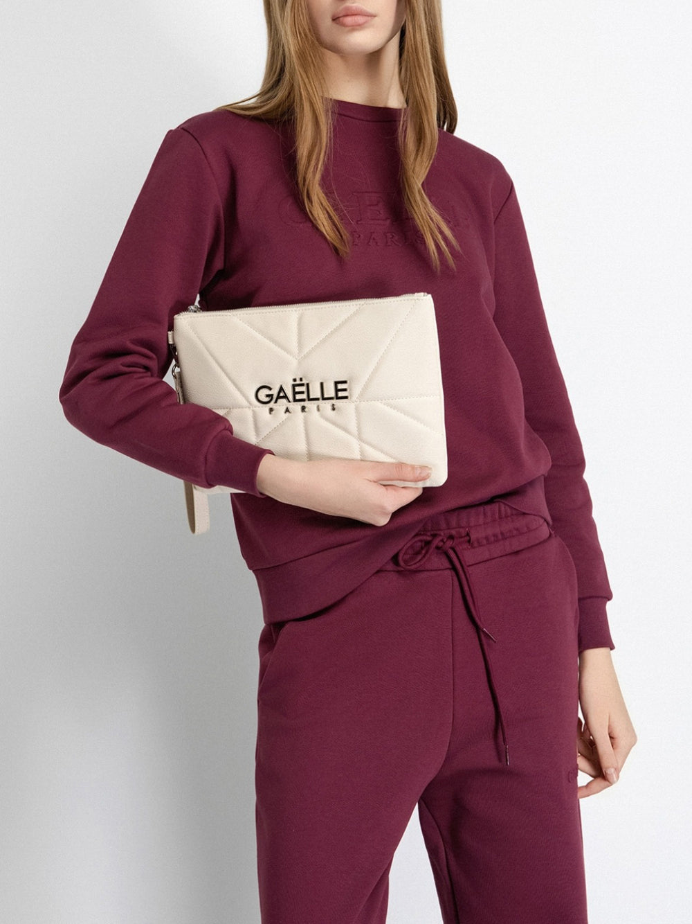 Gaëlle Paris Borsa Pochette Gaelle da Donna - Avorio