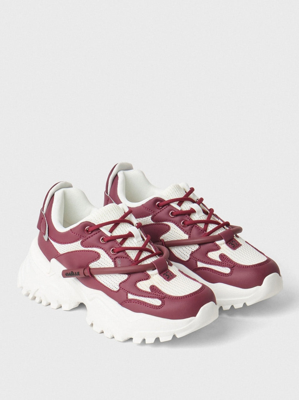 Gaëlle Paris Sneakers Gaelle Running In Mesh da Donna - Bordeaux