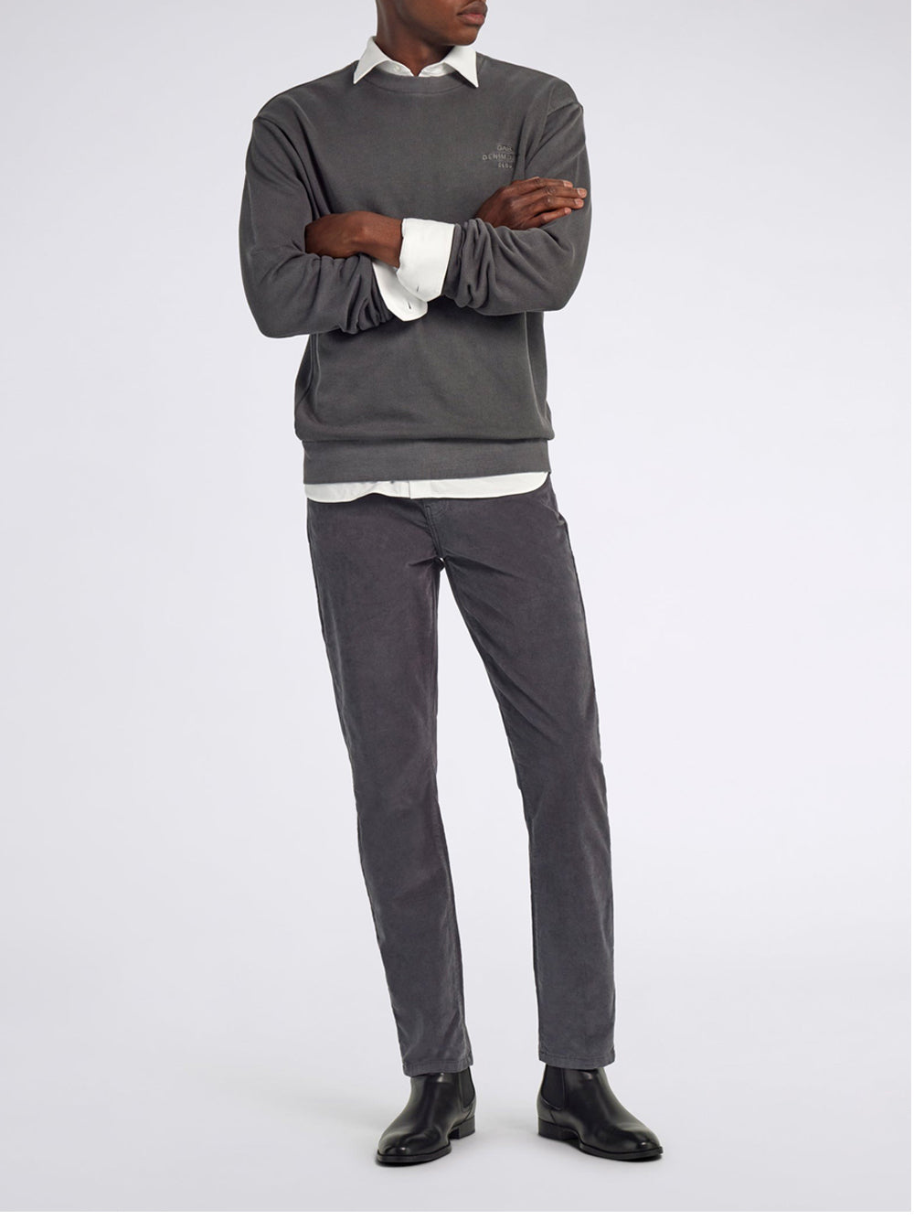 Jeans Slim Gas da Uomo - Nero