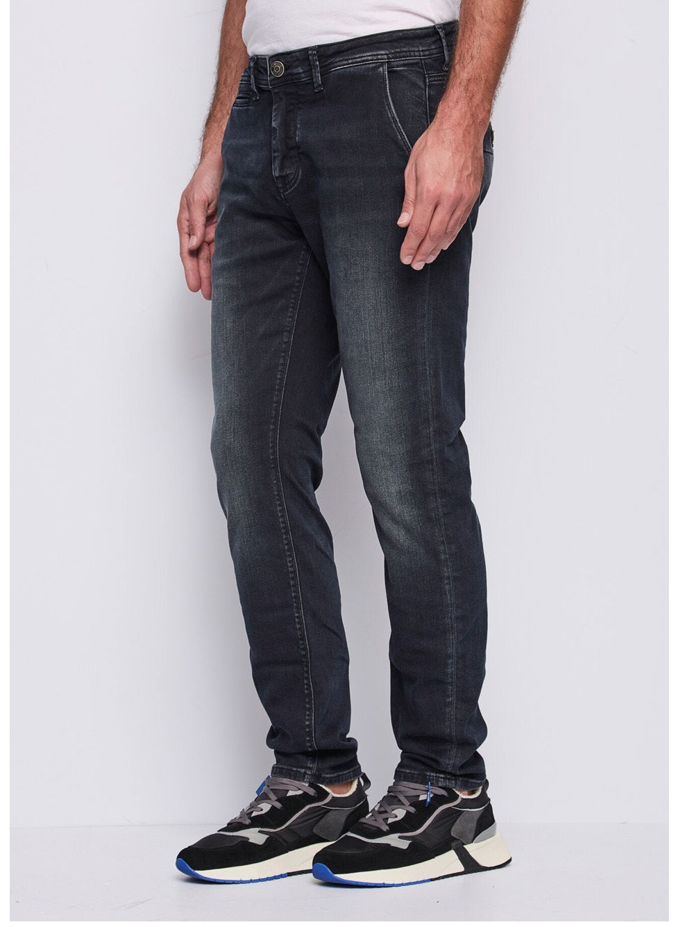 Gaudì Jeans Slim Chino Gaudi da Uomo - Nero