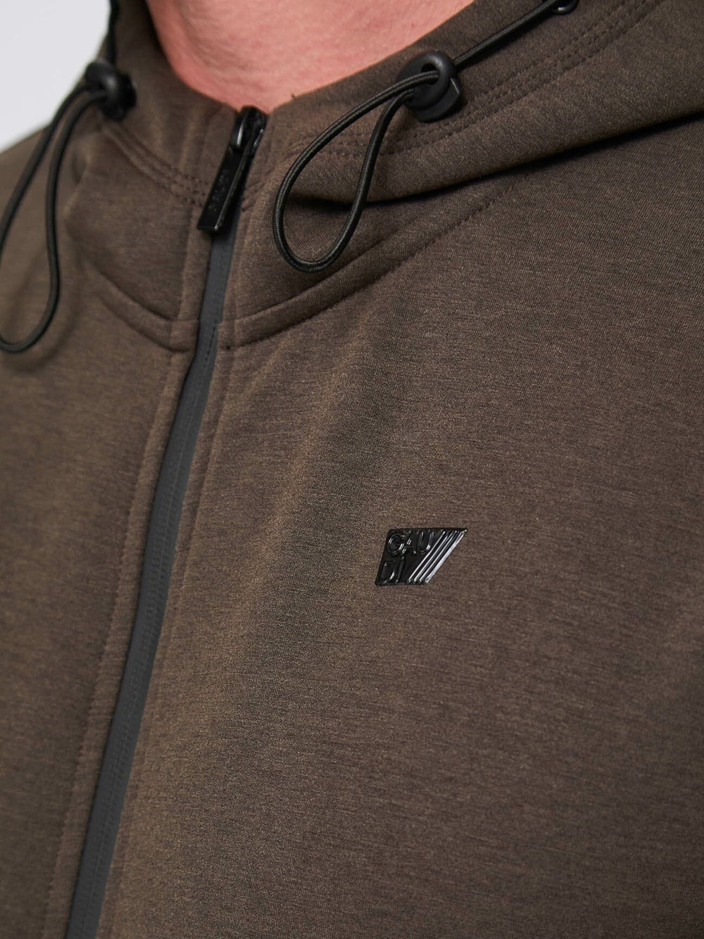 Gaudì Felpa Zip Gaudi da Uomo - Marrone