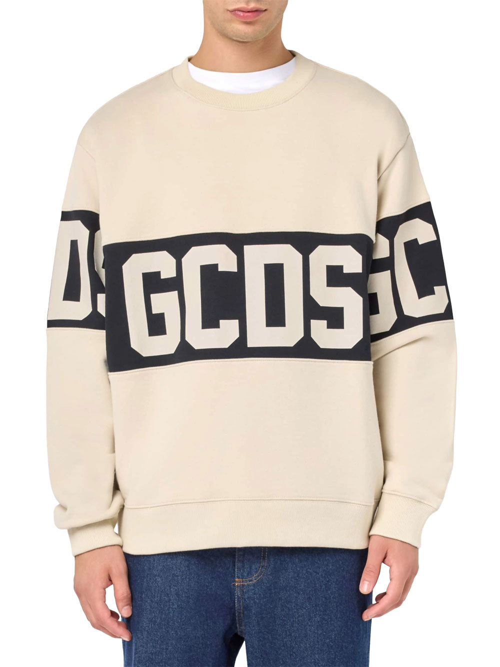 Felpa Gcds da Uomo - Avorio