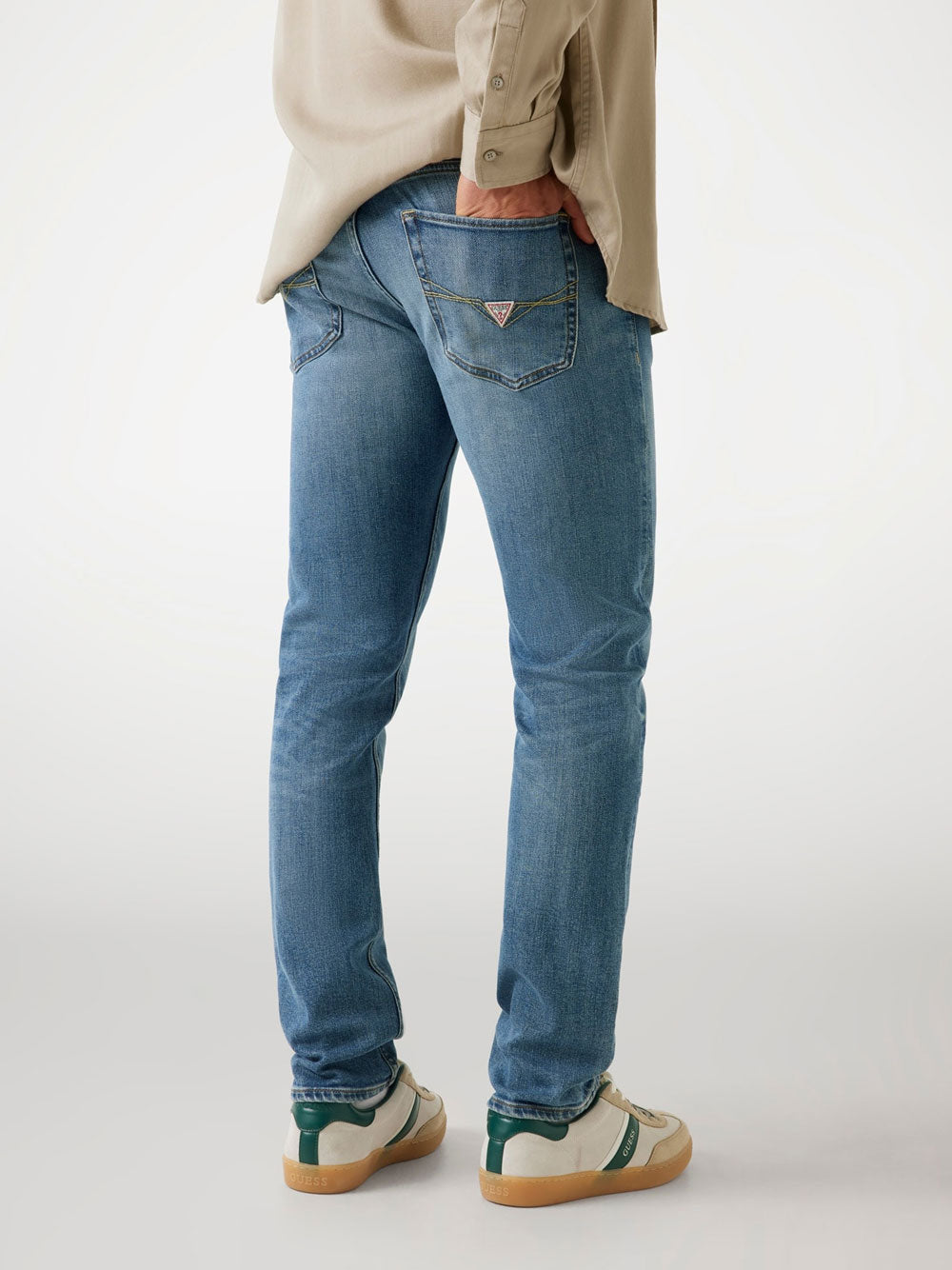 Jeans Regular Guess Mason da Uomo - Denim