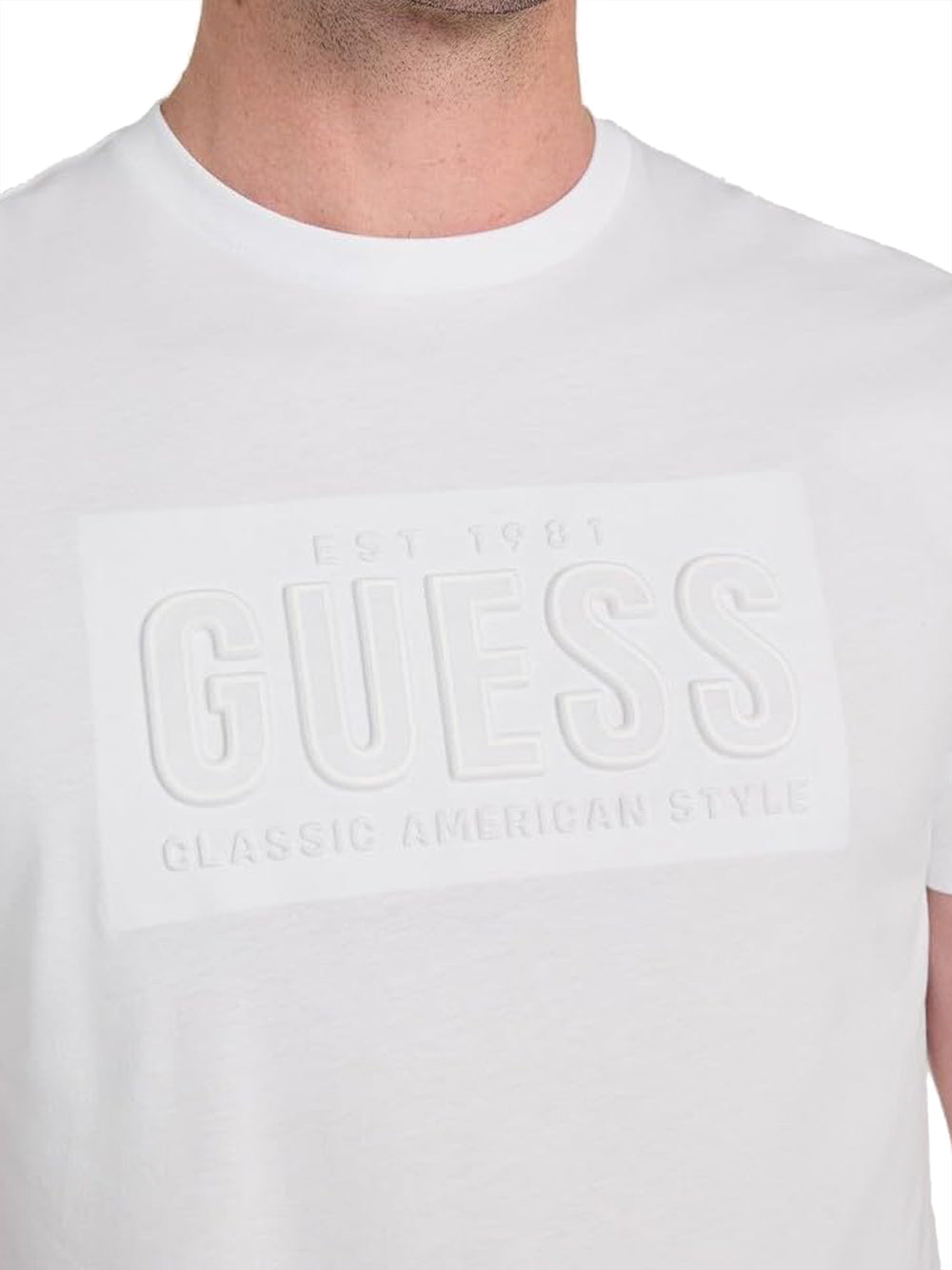 Guess T-shirt Uomo Mod. M5YI44 KBW41 G011 Bianco
