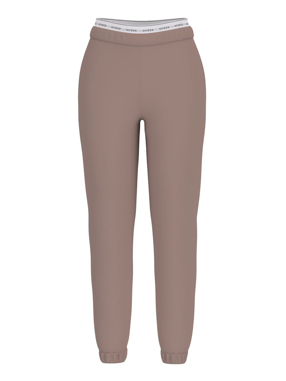 Pantalone Tuta Guess Sofia Cuffed da Donna - Marrone