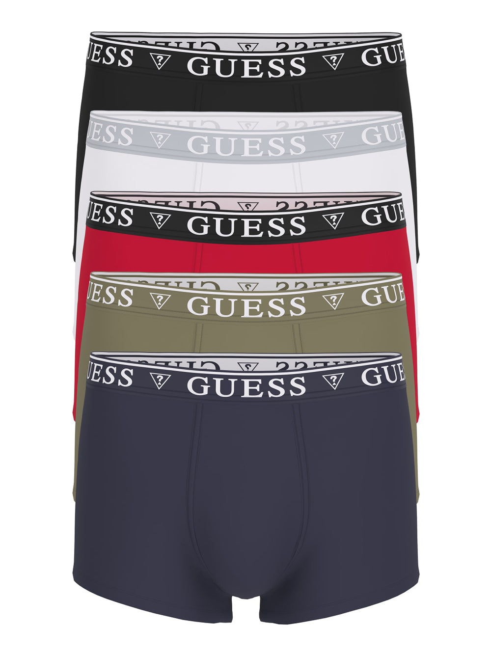 Boxer Guess 5 Pack da Uomo - Multicolore